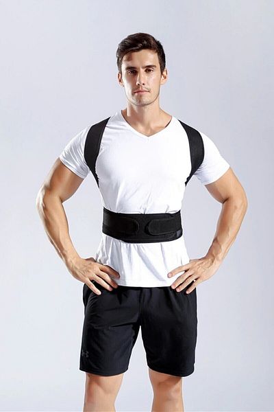 Ankaflex Men's Black Underwire Upright Posture Corset