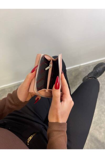 DERKON Small Convenient Genuine Leather Women's Wallet That Can Fit Every Bag