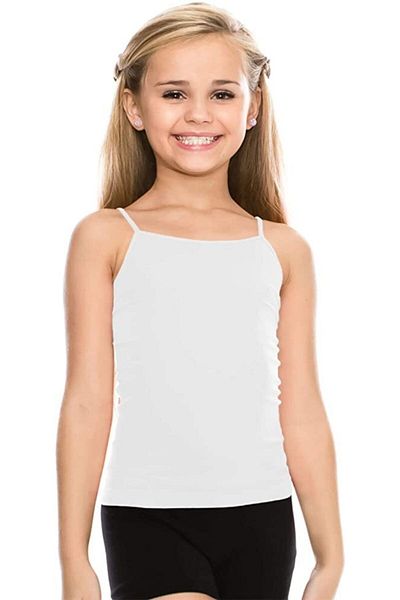 Shopiolog Girl's Rope Strap Cotton Combed Undershirt, Pack of 6