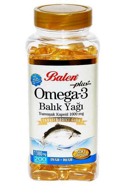 Balen Omega 3 Fish Oil Soft Capsule 1000 Mg 200 Capsules
