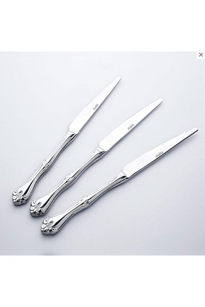 Nehir Lalezar Dining Knife Set of 6 Dining Knives