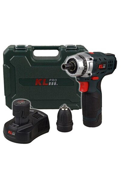KLPRO Kl Pro Akülü Vidalama Li-ion Çift Akülü 10.8volt/2.0ah Klnm1020