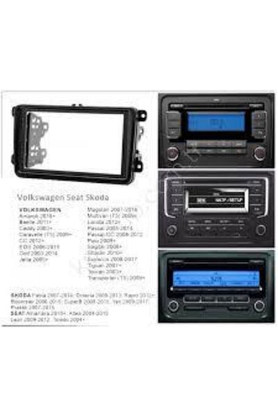 Cadence Wolkswagen Jetta Cady Transporter Passat Golf 5 Golf 6 Double Tape Frame