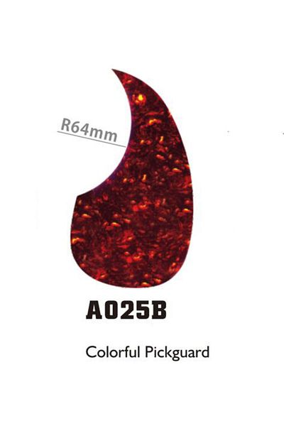 Alice A025Bp Pearlescent Brown Colored Guitar Pick Guard