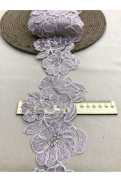 Esteks Dantel ve Tekstil Aksesuarları French Lace Guipure Pink