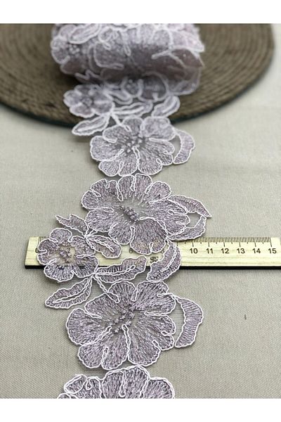 Esteks Dantel ve Tekstil Aksesuarları French Lace Guipure Pink