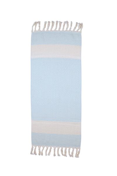 CottonTherapy 2 Pack Diamond 40x90cm Towel Peshkir Bathroom Kitchen Runner Hand Face Head Decorative Towel Blue Buldan Handicraft