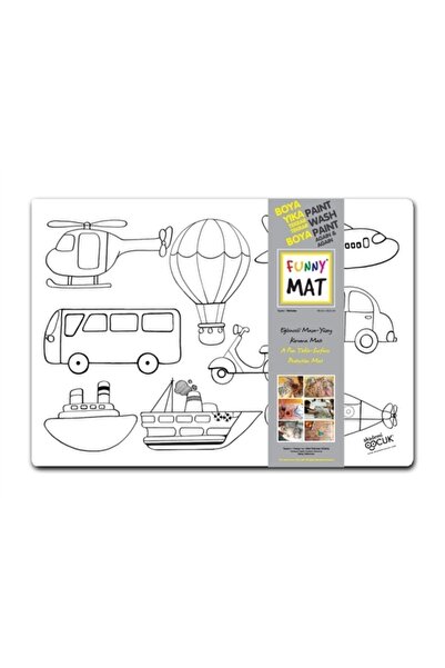 Altın Kitaplar Ayaz&yaz Funny Mat Akademi Çocuk Funny Mat Taşıtlar 48x33.5 Cm...
