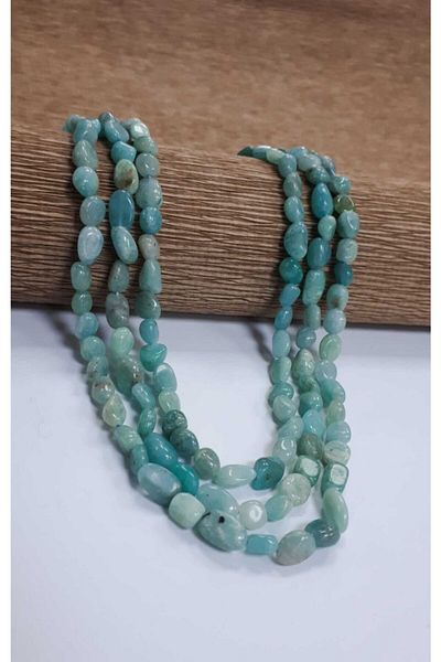 Yüksel Boncuk Σειρά φυσικών πολύτιμων λίθων Amazonite 6 mm