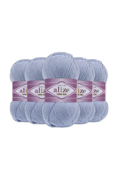 Alize Bumbac Aur (Pachet de 5) -40 Albastru