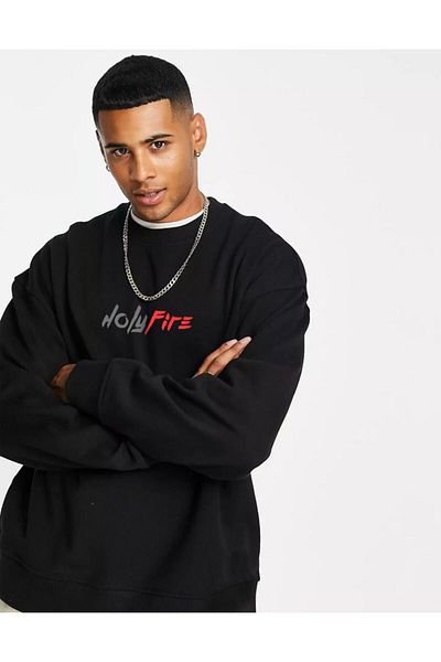 Ghedto Hanorac oversize Holypray unisex negru