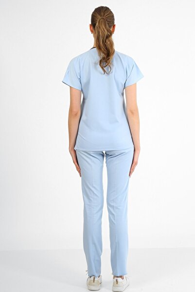 Owlet Medikal Set uniformă chirurgicală Baby Blue Lycra