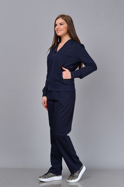 TUSSE Women's Navy Blue Classic Tracksuit Set