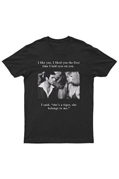 ButaDigi Yaralı Yüz - Scarface Unisex Tişört T-shirt Bet1333