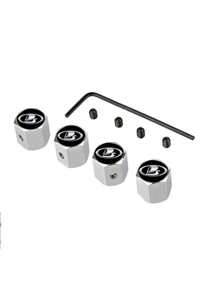 GARDENAUTO Κάλυμμα βαλβίδας Lada Samara σε χρώμα χρωμίου με κλειδί, ασφαλές κ...