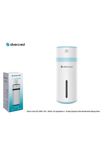 Silver Crest Silvercrest Hava Nemlendirici Oda Nemlendirici LED Işıklı 200 ml