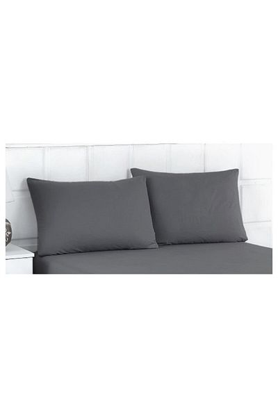 VentiSette 1 Buc Husa Bumbac Antracit 50x70 Cm Husa Perna