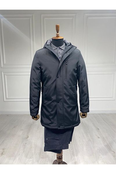 Sarar Hooded Black Coat