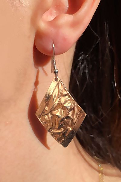 Miray hediyelik Handcrafted Copper Earrings