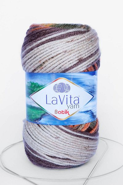 LaVita Yarn Batik, Πλεκτό με το χέρι Taka Yarn (DG07-SKULENT)