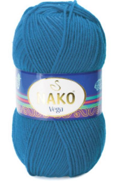 NAKO Vega Premium Ακρυλικό Χειροποίητο Πλεκτό Σχοινί 5 τεμαχίων 10591 Airman Blue