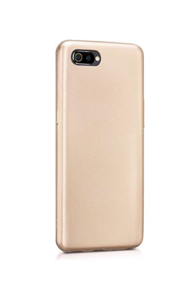Molly Realme C2 Uyumlu Gold Mat Silikon Kılıf