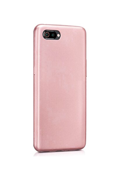 Molly Realme C2 Uyumlu Rose Mat Silikon Kılıf
