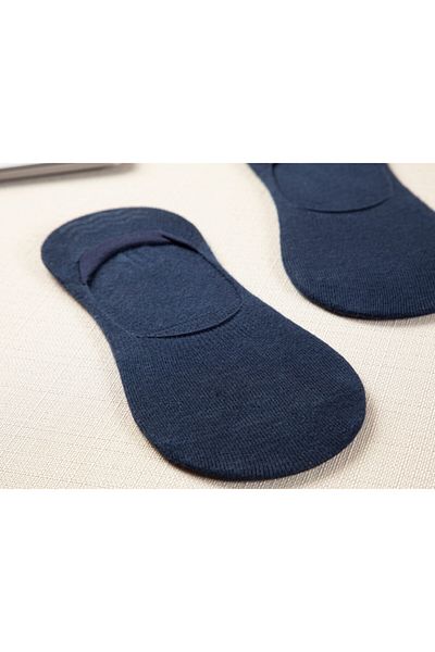 English Home Navy Blue 2-Pece Ανδρικές Βαμβακερές κάλτσες μπαλαρίνας - Καθημερινά