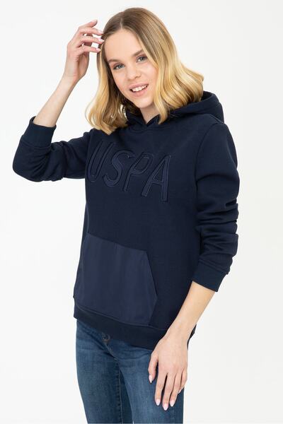 U.S. Polo Assn. Тъмносин дамски суичър