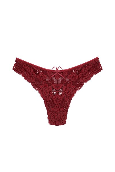 Zena Комплект з 5-ти мереживних бразильських трусиків для жінок