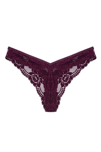 Zena 3-Piece Lace High Waist Brazil Thong Women's Panties