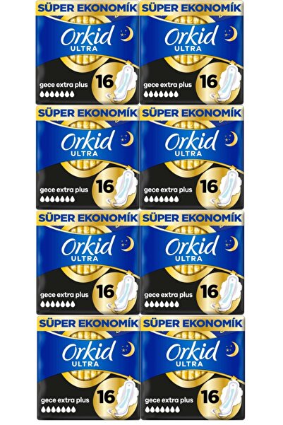 Orkid الترا اكسترا رباعية - نايت بلس 5 رقم 16 × 8 قطع