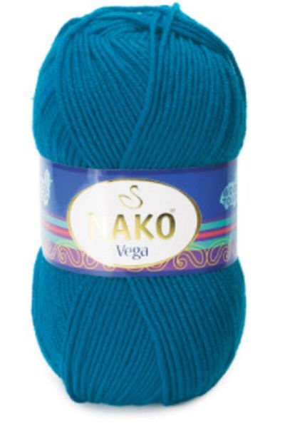NAKO Vega 6961 - 5 Pieces Petrol Hand Knitting Thread