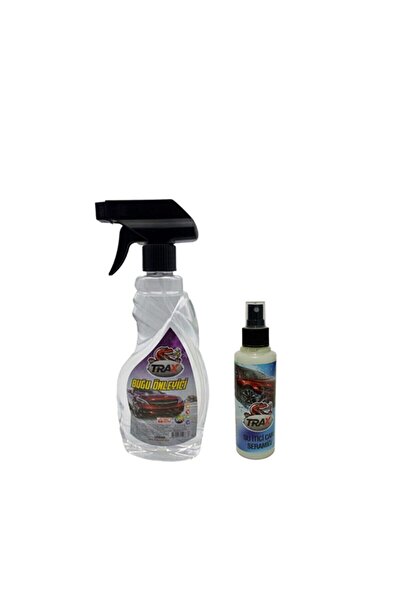 TRAX Oto Cam Buğu Önleyici 500ml & Su Itici Cam Seramiği Yağmur Kaydırıcı 170ml-2 Li Set