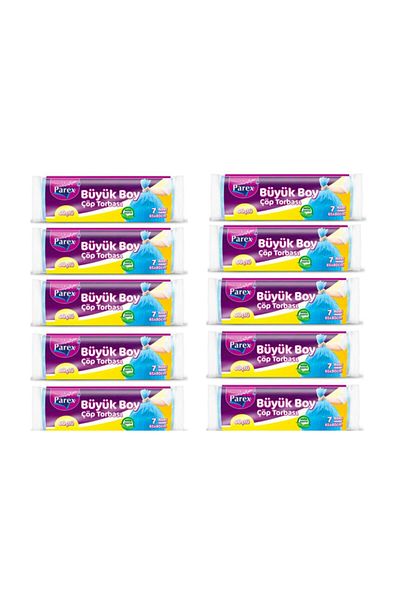 Parex Strong Garbage Bag Large Size Pack of 10
