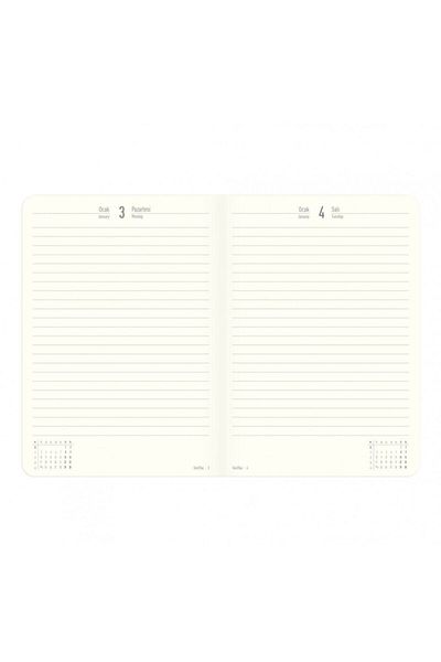 KESKİN COLOR Thermo Tan Leather Daily Agenda 17x24