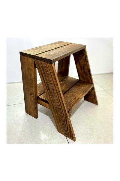 Genel Markalar Ahşap Tabure Basamaklı Merdiven Yükseltici Dayanıklı Tabure
