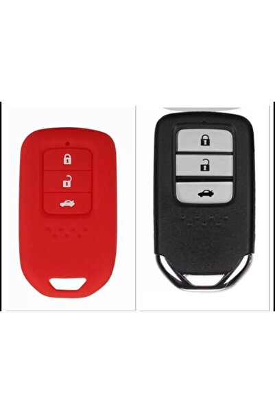 ŞENYILDIZ AKSESUAR حافظة حماية لمفتاح السيليكون لسيارة Honda Civic Fc5 Crv Hr...