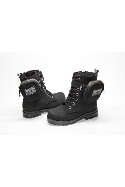 Ensa Kız Çocuğu Ortopedik Kaymaz Taban Cüzdanlı Fermuarlı Bot