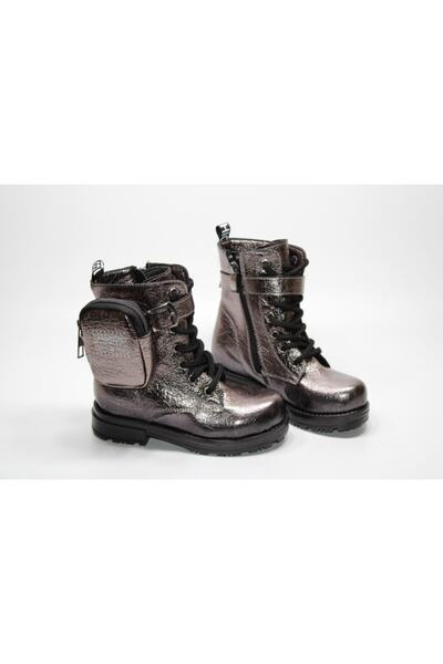 Ensa Kız Çocuğu Ortopedik Kaymaz Taban Cüzdanlı Fermuarlı Bot