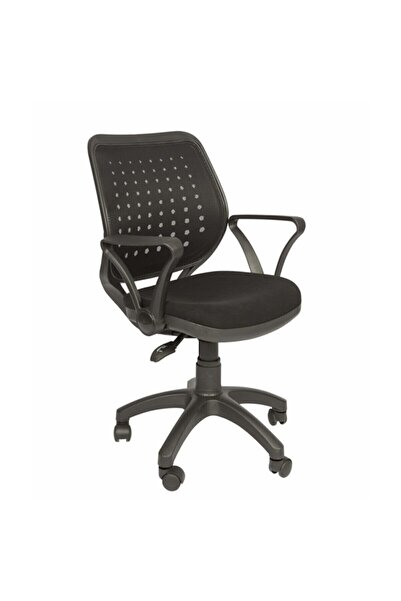 Genel Markalar Fileli Çalışma Koltuğu - Siyah