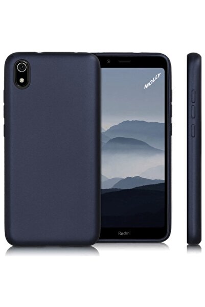 Molly Xiaomi Redmi 7a Uyumlu Lacivert Mat Silikon Kılıf