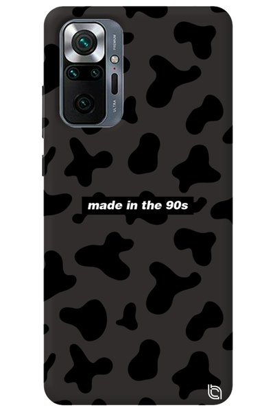 WANNA PROTECT Xiaomi Redmi Note 10 Pro Black Color Premium Velvet Inside 90S ...