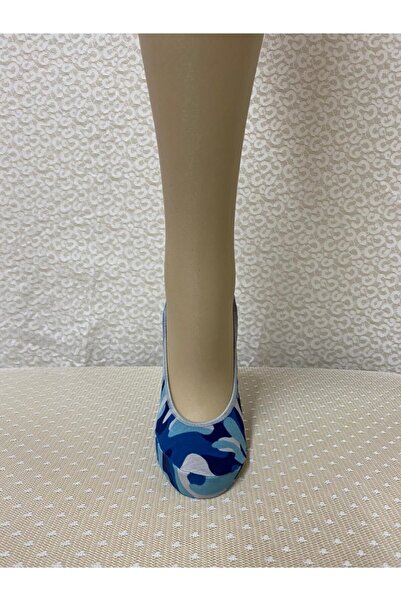 ONELİA Desenli Full Penye Şerit Lastikli Kadın Babet Çorap