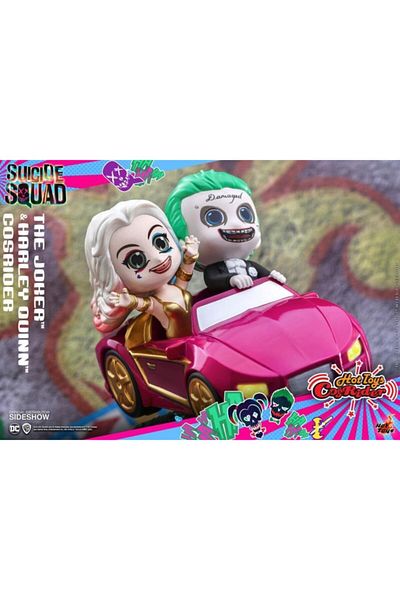 Hot Toys مجموعة مجسمات جوكر وهارلي كوين كوسرايدر القابلة للتجميع