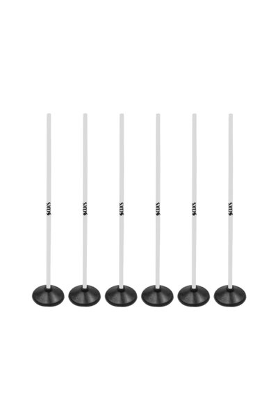 SCUCS Slalom Çubuğu Kauçuk Tabanlı 6'lı