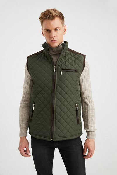DYNAMO Weste - Khaki - Zweireihig