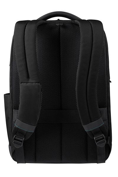 Samsonite Kf9-09-003 حقيبة ظهر للكمبيوتر المحمول مقاس 14.1 بوصة مزودة بمنفذ USB باللون الأسود