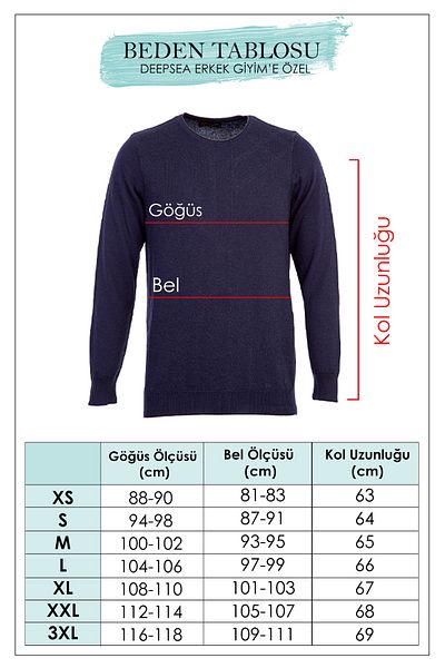 DeepSEA Men's Braided Turtleneck Slimfit Sweater