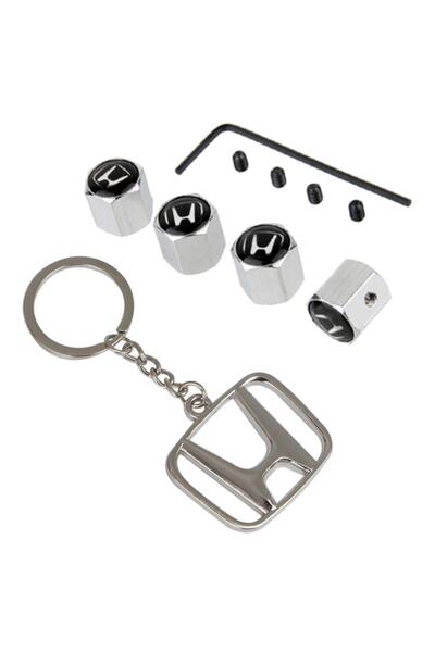 GARDENAUTO Капачка за клапан Honda Shuttle от хромирана сплав и ключодържател